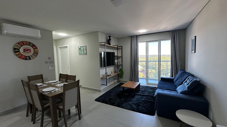 Blue apartment - Linda vista na região central de Foz