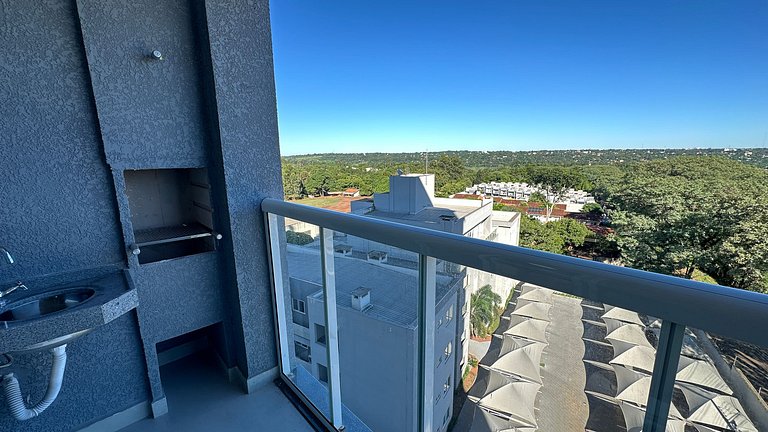 Apt com Vista e Churrasqueira - Eldorado