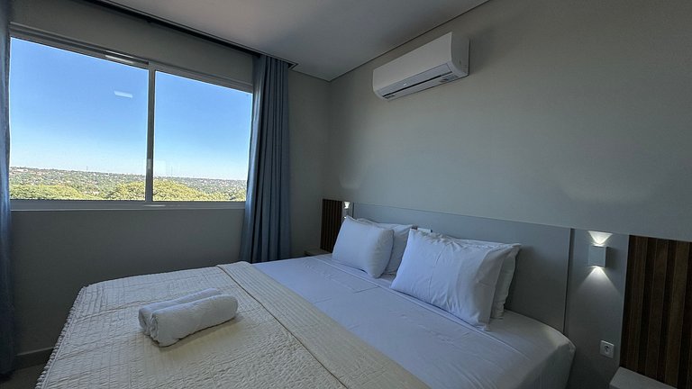 Apt com Vista e Churrasqueira - Eldorado