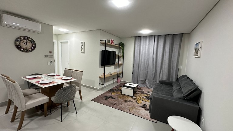 Butterfly Romantic - novo apt em região central de Foz