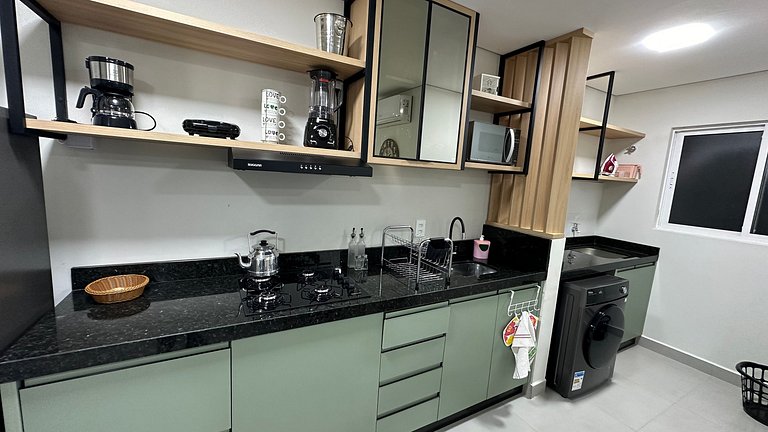 Butterfly Romantic - novo apt em região central de Foz