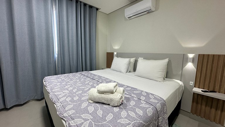 Butterfly Romantic - novo apt em região central de Foz