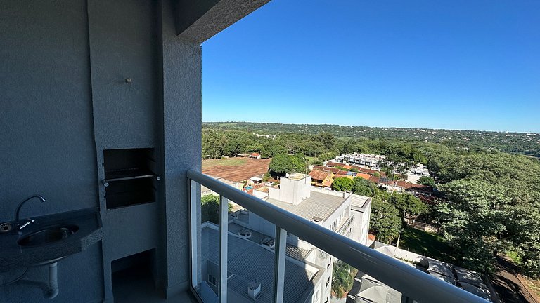 Apartamento novo e confortável na região central de Foz