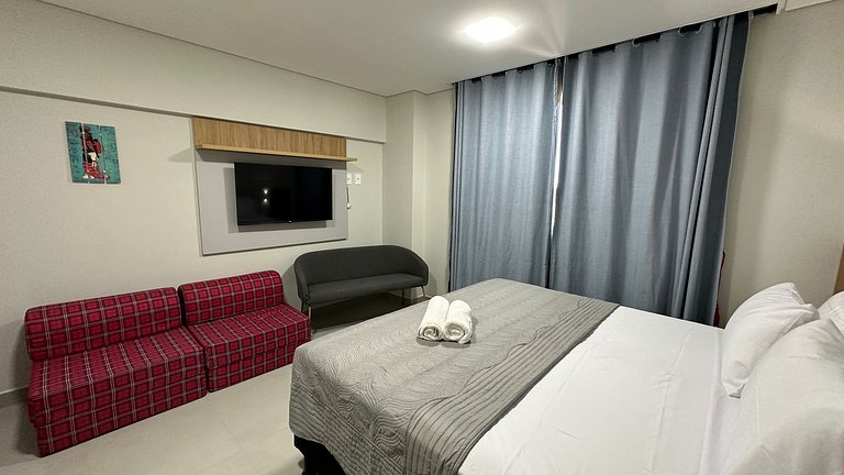 Apartamento novo e confortável na região central de Foz