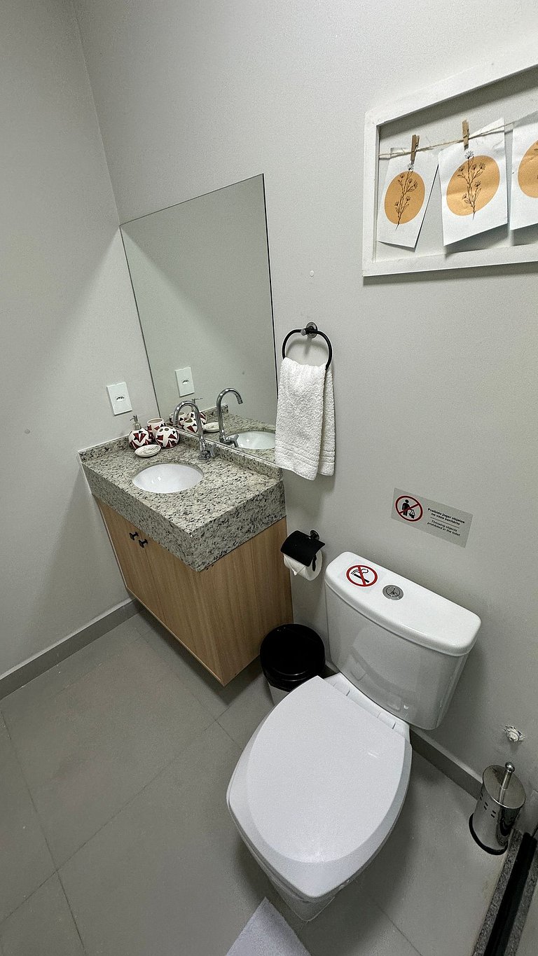 Apartamento novo e confortável na região central de Foz