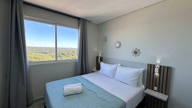 Apartamento novo e confortável na região central de Foz
