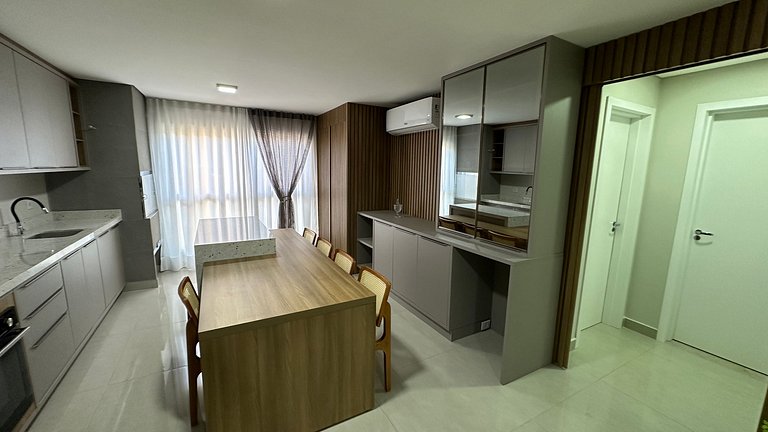 Novo e moderno apt ao lado do Shopping - Centro