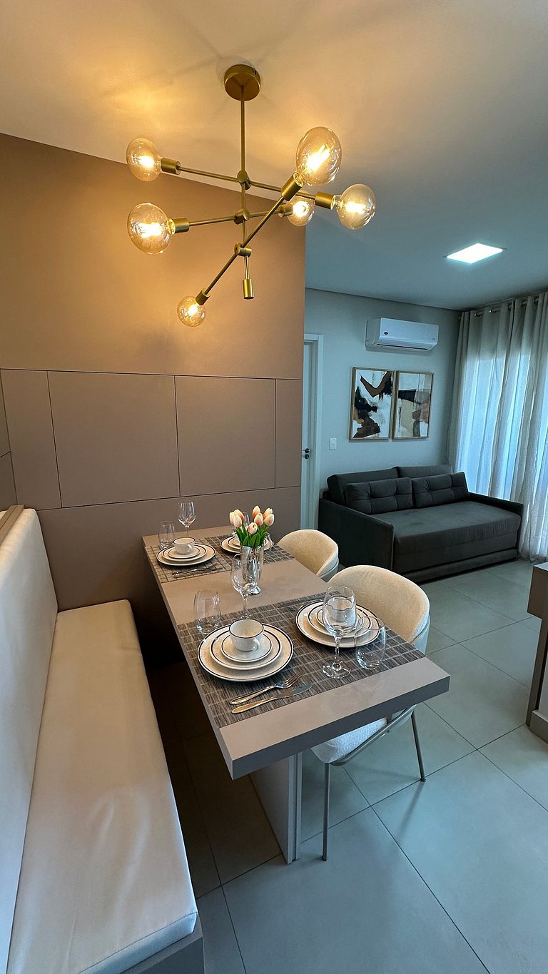 Apartamento com linda vista no centro de Foz