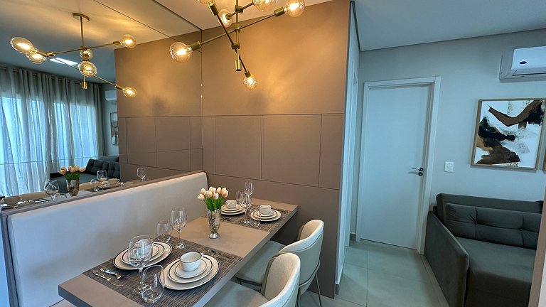 Apartamento com linda vista no centro de Foz