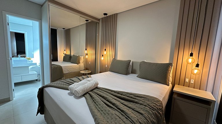 Apartamento com linda vista no centro de Foz