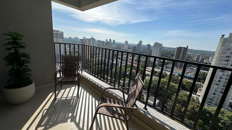 Apartamento com linda vista no centro de Foz