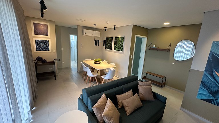 Amplo apartamento central com linda vista de Foz