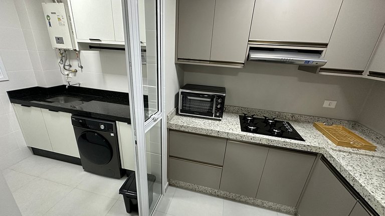 Amplo apartamento central com linda vista de Foz