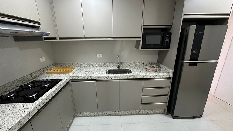 Amplo apartamento central com linda vista de Foz