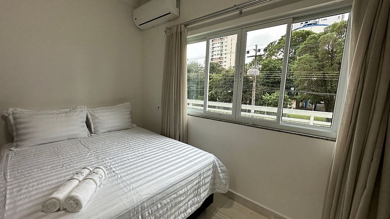 Lindo apt com varanda Gourmet no Centro de Foz
