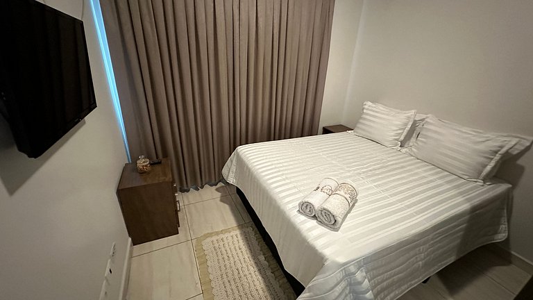 Lindo apt com varanda Gourmet no Centro de Foz