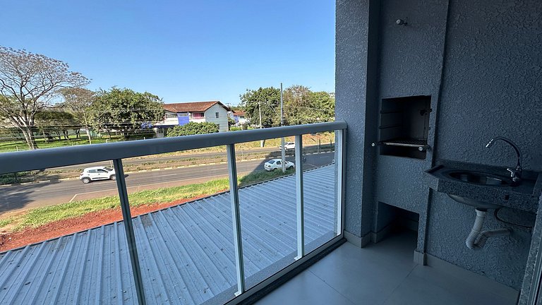 Apt com Suíte e Churrasqueira - Eldorado