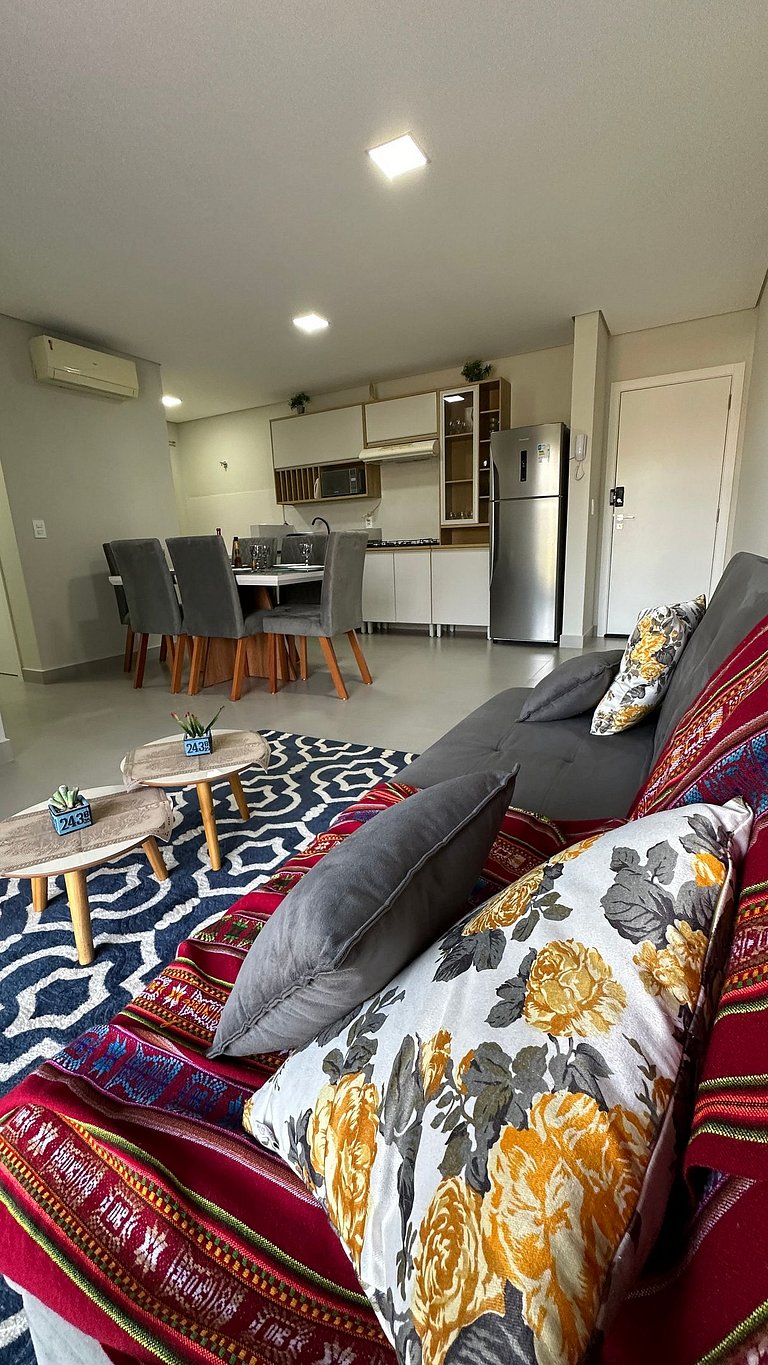 Apt com Suíte e Churrasqueira - Eldorado