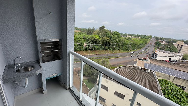 Apt em Foz - Churrasqueira e Garagem