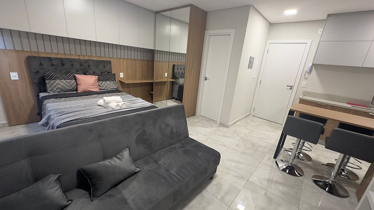 Novo apt stúdio no centro de Foz