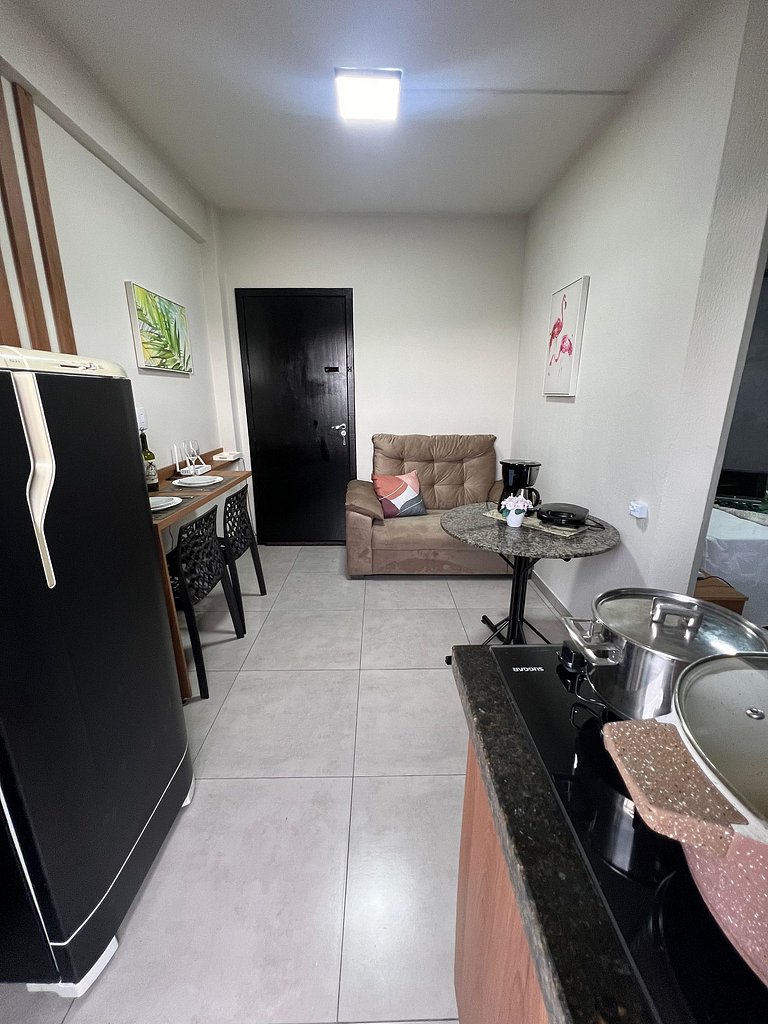 Studio Central com WiFi 250mb e Garagem