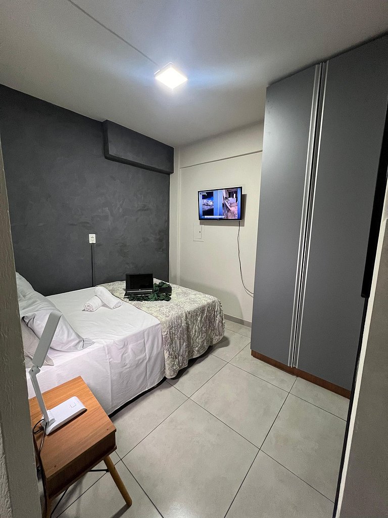 Studio Central com WiFi 250mb e Garagem