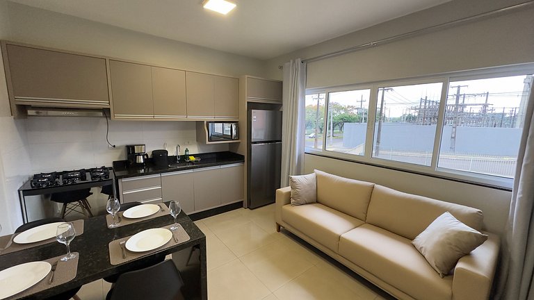Apt Equipado em Foz - Garagem