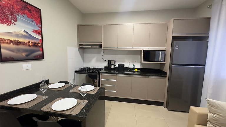 Apt Equipado em Foz - Garagem