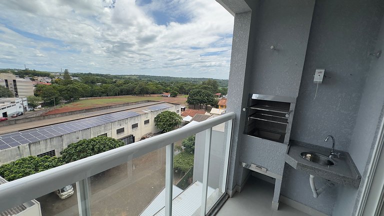 Apt com Suíte e Churrasqueira - Eldorado