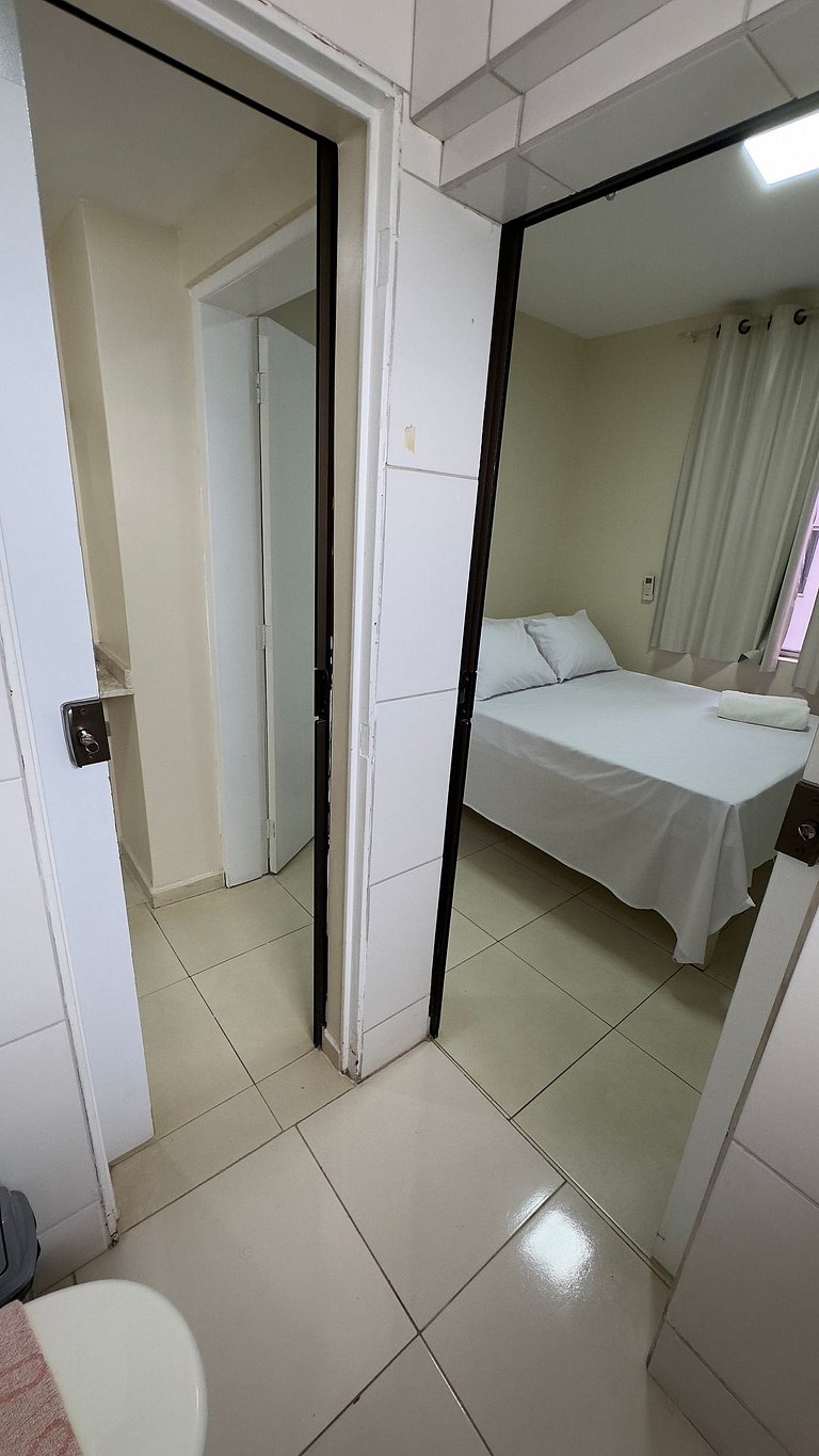 Apt com acessibilidade no último andar com linda vista no ce