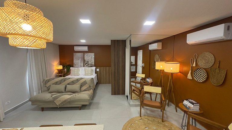 Apt Moderno no Centro com Lava e Seca