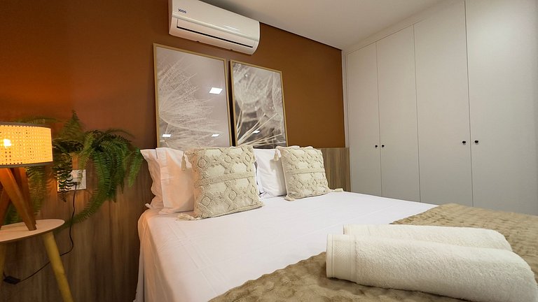 Apt Moderno no Centro com Lava e Seca
