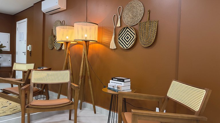 Apt Moderno no Centro com Lava e Seca