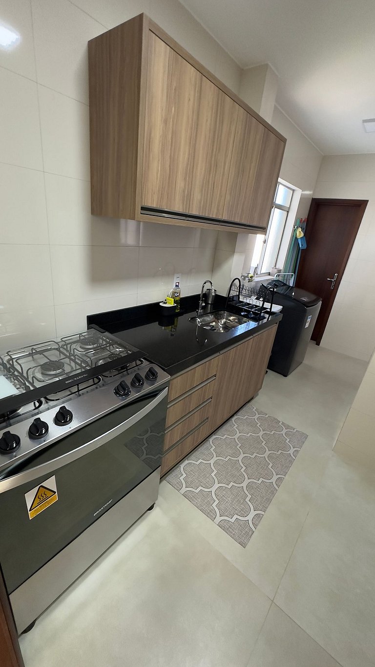 Apt 3Q no 13º Andar - Garagem e WiFi
