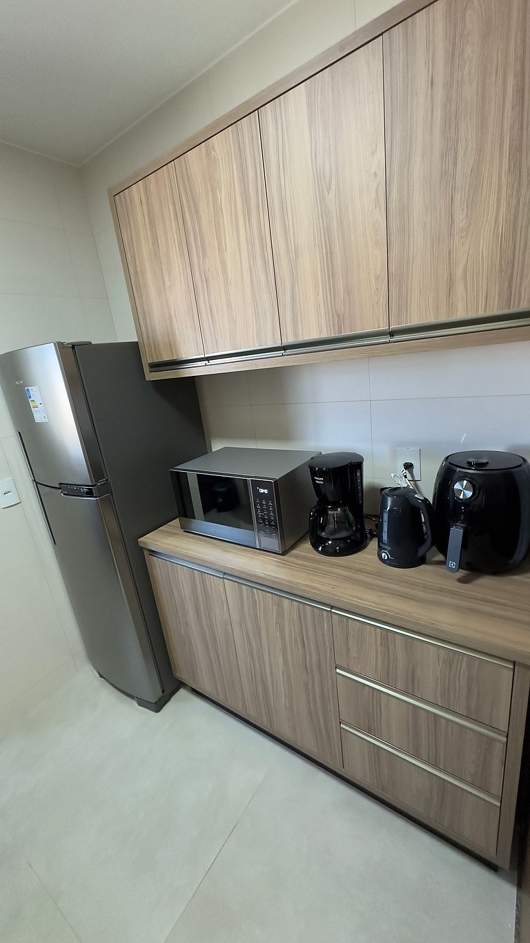 Apt 3Q no 13º Andar - Garagem e WiFi