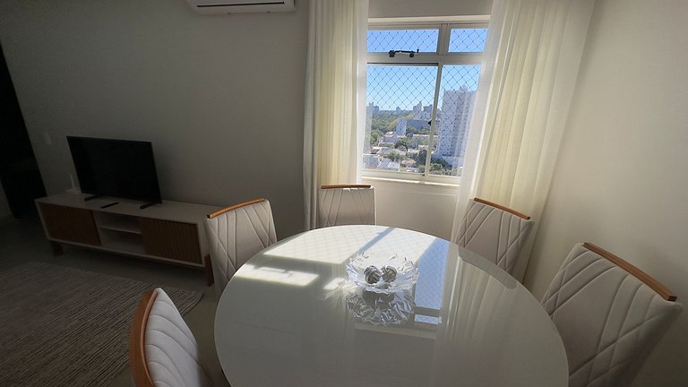 Apt 3Q no 13º Andar - Garagem e WiFi