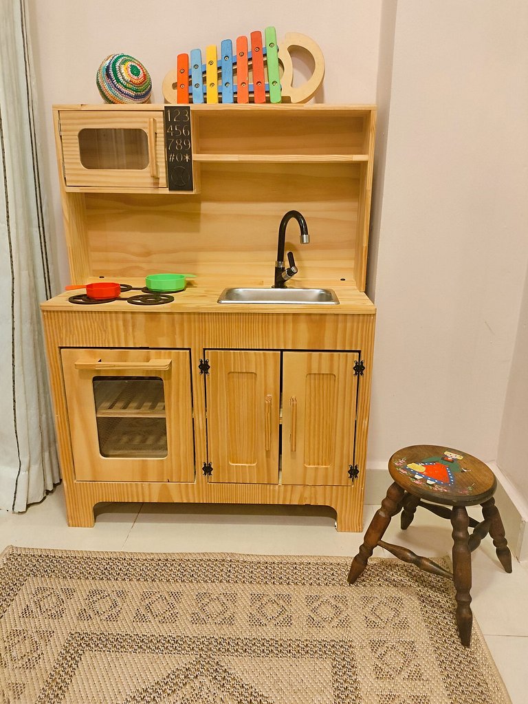 Apto c/ Jardim -Bela decoração - Seguro para criança