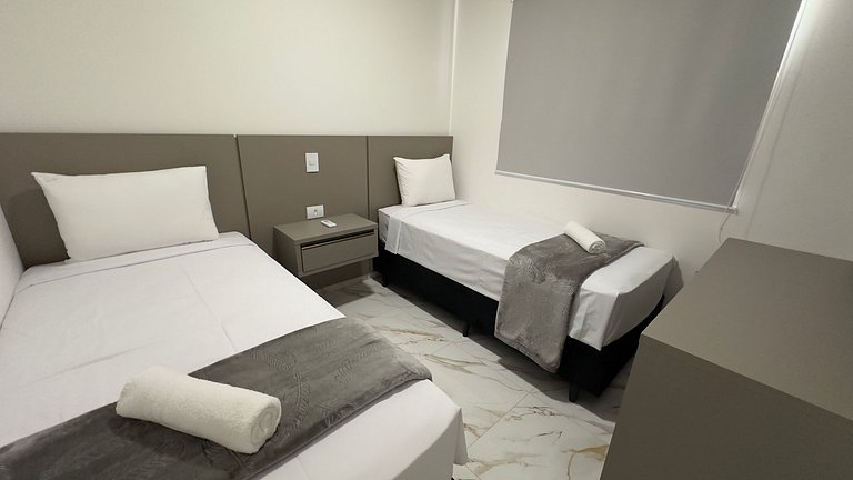 Apt Novo 2 Quartos no Centro - Crisálidas