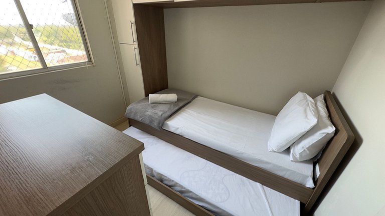 Apt 2 Quartos na Av. Paraná - Portaria 24h