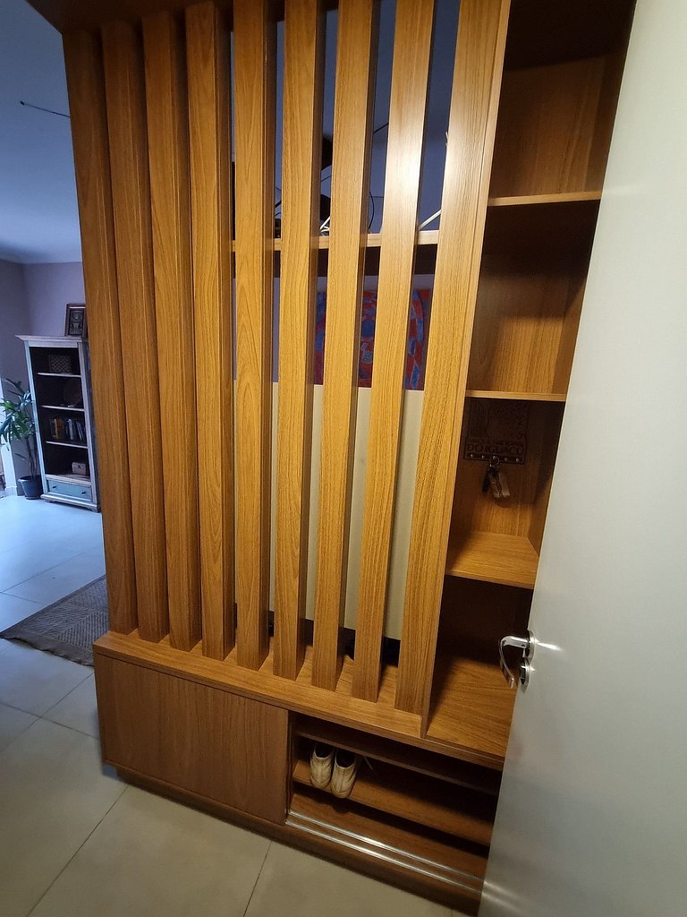 Apto c/ Jardim -Bela decoração - Seguro para criança