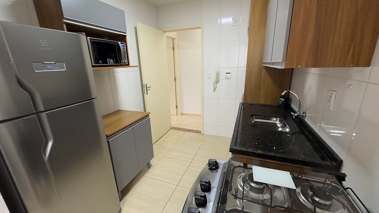 Apt Térreo 3 Quartos p/ 8 Pessoas - Centro