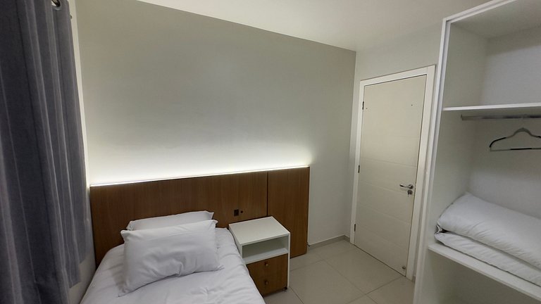 Apt 3 Quartos com Suíte na Vila A - Garagem