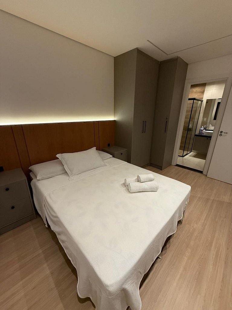 Novo e lindo apt na região central de Foz