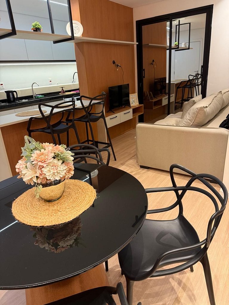 Novo e lindo apt na região central de Foz