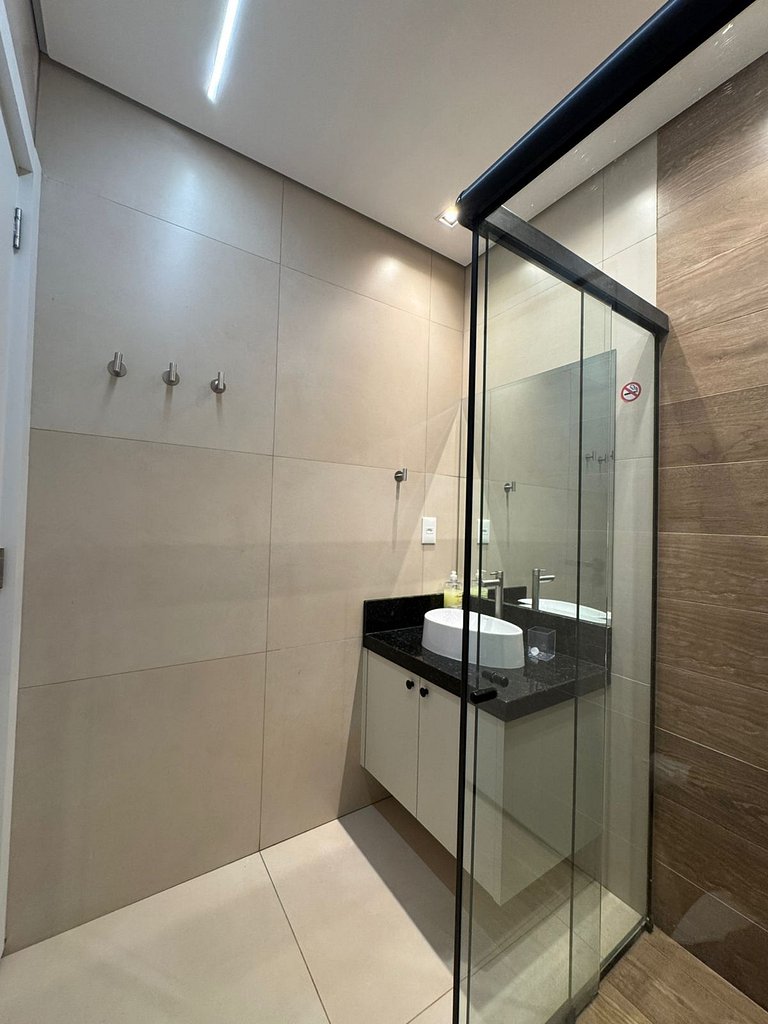 Novo e lindo apt na região central de Foz