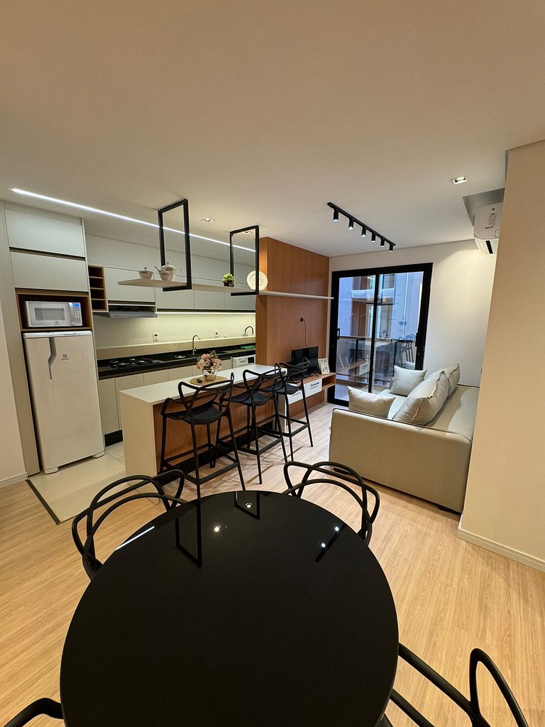 Novo e lindo apt na região central de Foz