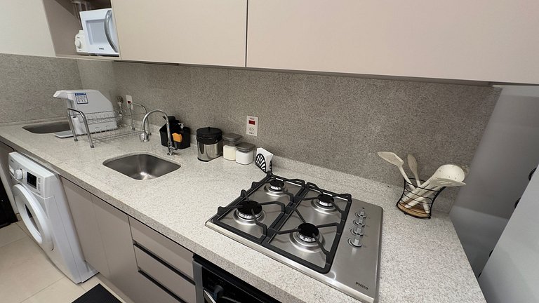 Moderno e aconchegante apto na região central