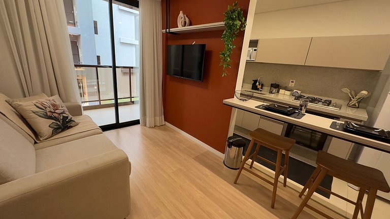 Moderno e aconchegante apto na região central