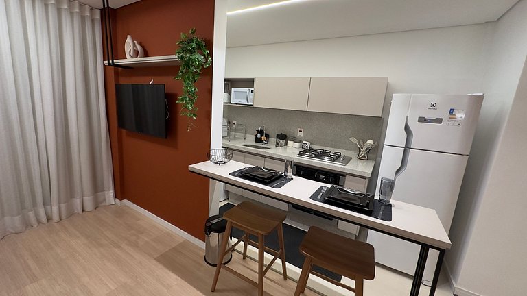 Moderno e aconchegante apto na região central