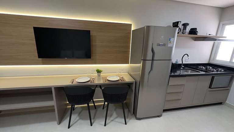 18 - Studio com Garagem | 8min da Ponte da Amizade